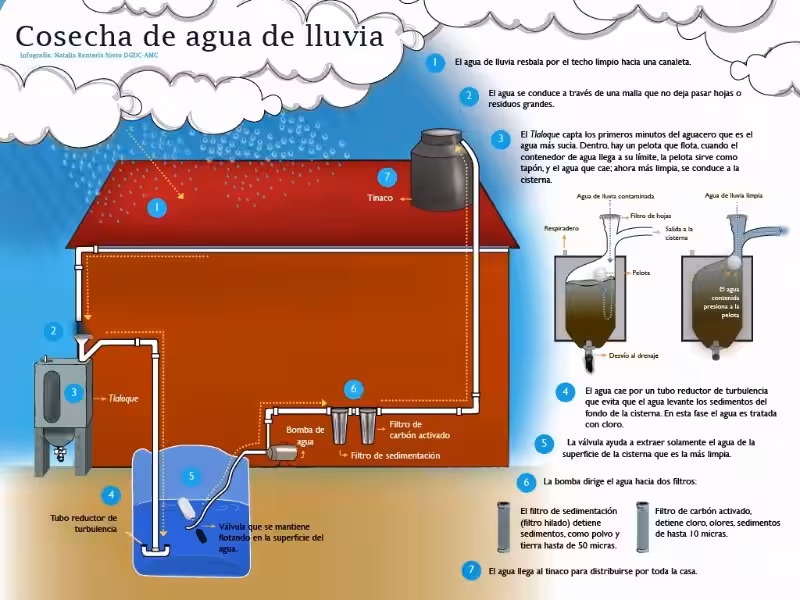Captación de Agua Pluvial: Un Tesoro Llenando Tu Hogar y Cuidando el Planeta