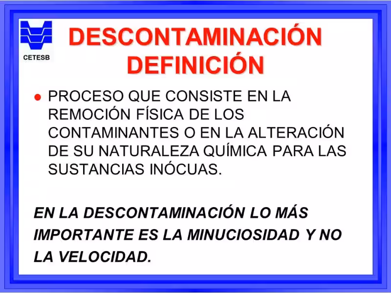 Descontaminación: Un Compromiso Vital para la Salud de Nuestro Planeta y Nuestra Vida